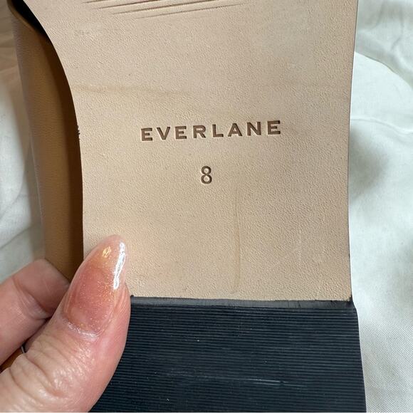 Everlane City Crossover Sandals Taupe Leather Buckle Flat Slide 8 NEW w/o Box - Picture 7 of 8